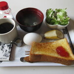 喫茶 メナド - モーニングセット 550円(税込)　(2023.2)