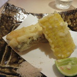 和食 こんどう - 穴子とゴールドラッシュの天ぷら