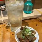 南森酒場 三六五 - バーボンハイボールと牛すじ煮込み