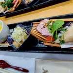 玄海鮨 - 前菜４種盛り