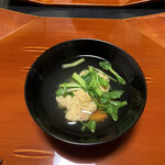 和食料理 和ごころ いなほ - お吸い物　海老と芹の吸い物