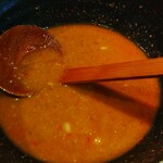 会津ラーメン 和 - 真っ赤なスープ