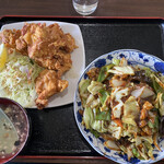 Taiwan Ryourikisshou - から揚げセット(回鍋飯)