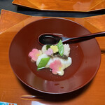 和食料理 和ごころ いなほ - 鰆と道明寺の旨味餡かけ