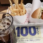 LOTTERIA - ハンバーガーの中身が見えないな～?