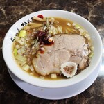 自家製麺 ら～めん かり屋 - 「豚骨と煮干しとうるめ節のら～めん」