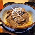 Matsuo Jingisukan Kotoniten - 特上ラムジンギスカン丼セットです。