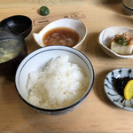 天ぷら割烹 三松 - 天婦羅定食のセットです