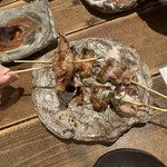 Binchou Yakitori Tosaka Shoukai - 野菜串四種盛り