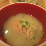小石川 かとう - うちわ海老の味噌汁