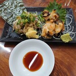 永楽食堂 - なめろう トつぶ貝