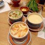 茶碗蒸し本舗 稲穂 - 茶碗蒸し(Aセット) 1100円