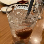 みつ - 「しそ焼酎の梅干サワー（税込￥450）」