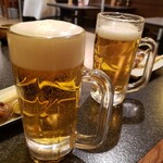 かしら屋 - とりあえず、生ビール♪