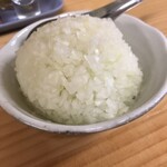 びんびん亭 - トッピングの玉ねぎ（150円）