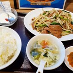 Kashin En - ニラレバ炒め定食