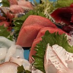 串焼きダイニング Den - 刺身5点盛り