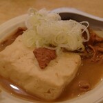 酒場 ふくろ - モツ煮豆腐 500円