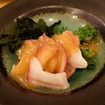 Fukuro - たこ頭と菜の花の酢味噌和え 550円