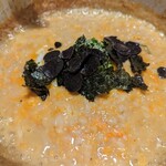 藁焼きと水炊き 葵 - 〆のトリュフ雑炊