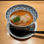 鮨 つぼみ - ホタテの茶碗蒸し