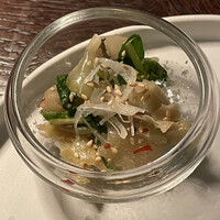 THE CONDER HOUSE - 青ザーサイと清流クレソンの和え物