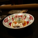 博多 鮨 よこ田 - 白子の酒蒸し＆かぶ煮ポン酢