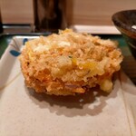 はなまるうどん - 4種野菜のかき揚げ140円