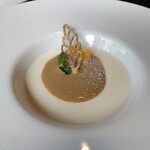 cafe Ondo - オレンジ香るブランマンジェと紅茶のアングレーズ