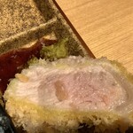 とんかつ けい太 - ワサビ醤油（╹◡╹）♡