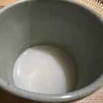 そばと酒 えもり - 蕎麦湯