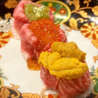 黄金出汁しゃぶと江戸前寿司 肉のあさつ 梅田お初天神店 - 