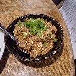なんくる食堂 - ひき肉納豆