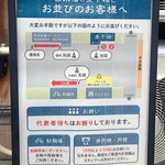 西永福の煮干箱 - 並び方