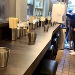 西永福の煮干箱 - カウンター