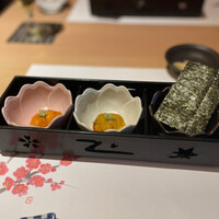 新宿 鮨 ふくじゅ - 雲丹2種食べ比べ