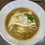 ヌードル＆スパイスカレー 今日の1番 - 朝限定セットの煮干しソバ(かけ)※セットで¥1,000-(税込)