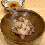 焼鳥 谷口 - むね肉刺身