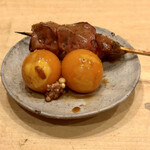 焼鳥 谷口 - 焼き肝ときんかん