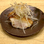 焼鳥 谷口 - もも肉ネギとポン酢で