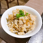 らーめん 鉢ノ葦葉 - 地鶏と根菜の味ごはん　小¥230