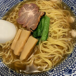 大衆食堂あまつ - 中華そば約900円