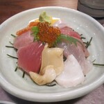 若紫 - ミニ海鮮丼とミニおろしそばセット