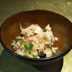 シャテーニュ - 鰆と野菜の炊き込みご飯