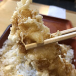 むさしや - ランチのあなご天丼