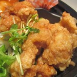 やさい中華 四川菜 - Ｗおかず（白飯無し） 海老チリたまご＋油淋鶏