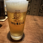 麺処 竹川 - ■生ビール¥500
