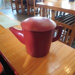 やぶ善 - 早めに提供してくれる蕎麦湯。