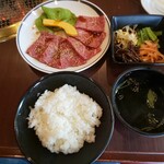 炭火焼肉レストランおおつか - 匠カルビ&ロースランチ 1,958円