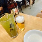 Bariki - 青汁と瓶ビール